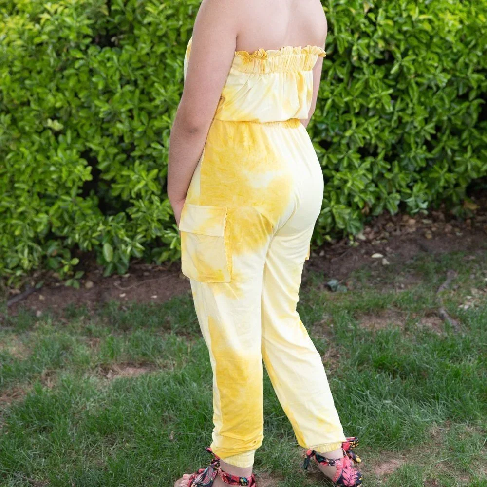 Yellow Tye Dye Jumper - Picture 5 of 6